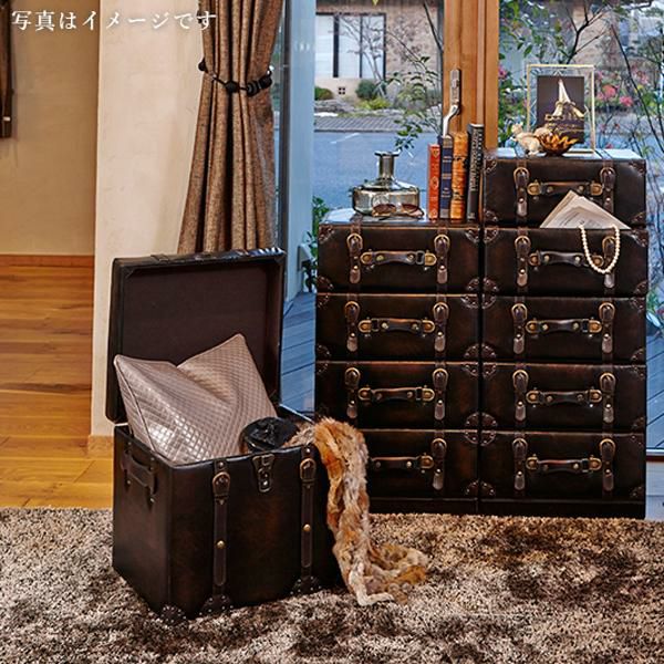 直送】トランク型収納(チェスト・4段ワイド)｜かわいいお姫様
