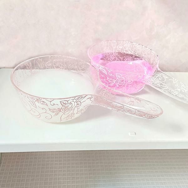 手桶/クリアローズ｜かわいいお姫様インテリア家具・雑貨の通販｜洗面