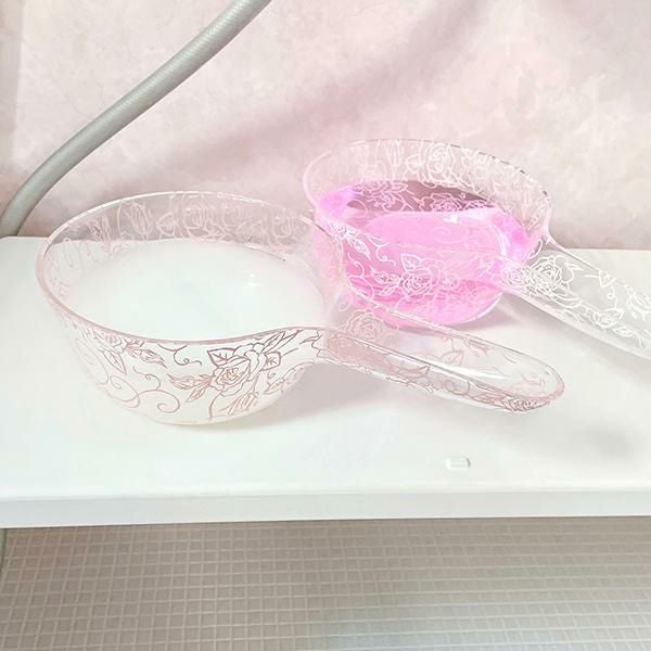 手桶/クリアローズ｜かわいいお姫様インテリア家具・雑貨の通販｜洗面