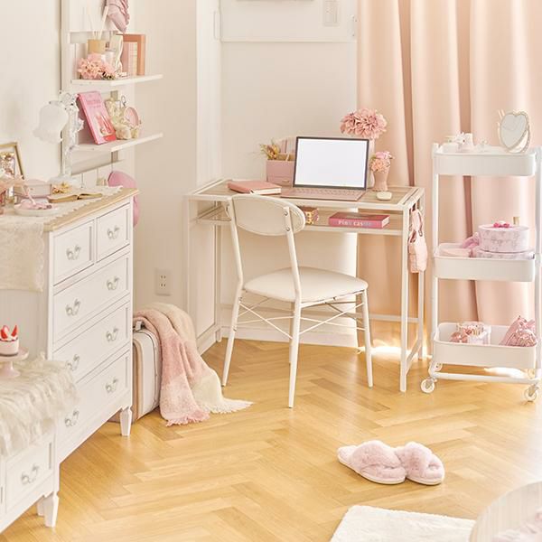 棚付きデスク＆チェア2点セット デスク 画像20