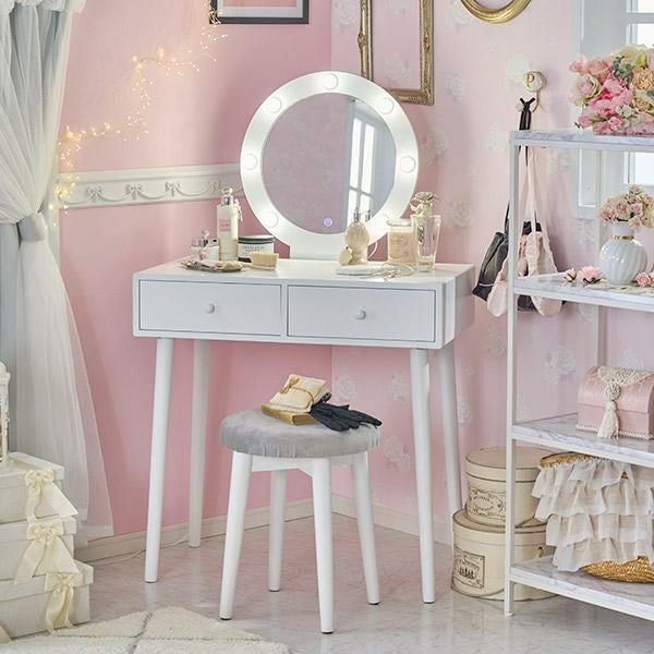 ポイント10倍♪～2/9 AM10:00まで】【直送】アンティーク風ドレッサー