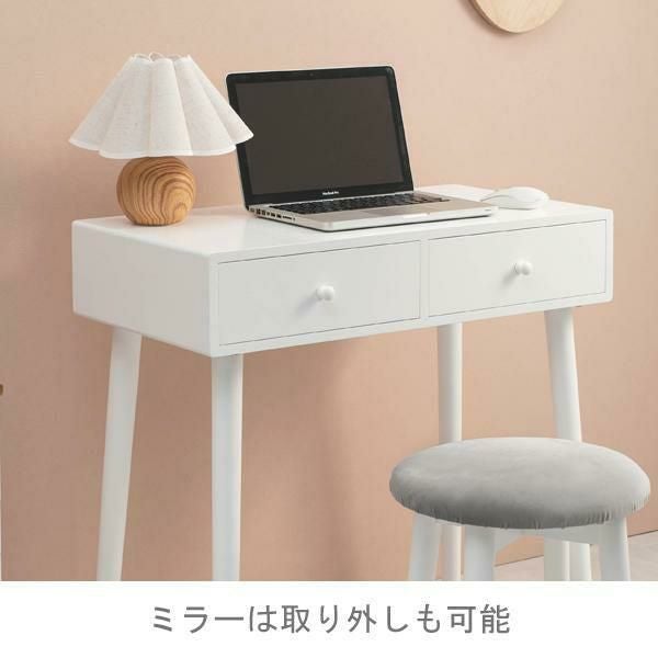 直送】ライト付きドレッサー(ラウンド)｜かわいいお姫様インテリア家具