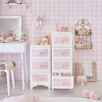 ドレスチェンジチェスト3段／うさぎ柄 タンス・チェスト 画像1