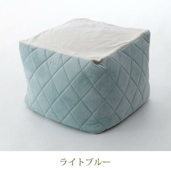 くすみパステルカラーのビーズクッション／M クッション・座布団本体 画像7