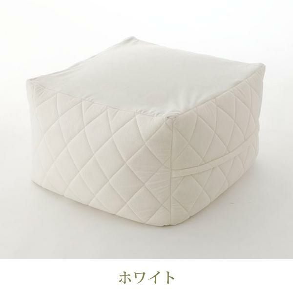 くすみパステルカラーのビーズクッション／L クッション・座布団本体 画像11