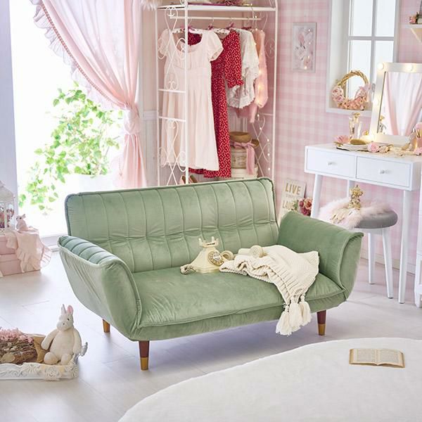 直送】くすみダスティカラーのシェルソファ/1人掛け｜かわいいお姫様