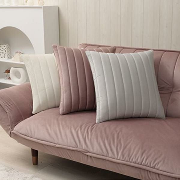 直送】くすみダスティカラーのクッション/ベロア｜かわいいお姫様