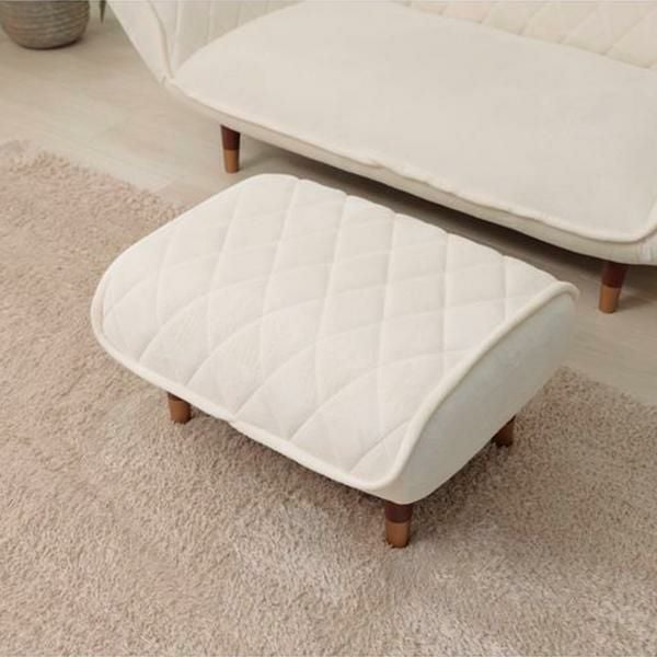 くすみパステルカラーのオットマン／ダイヤ スツール 画像17