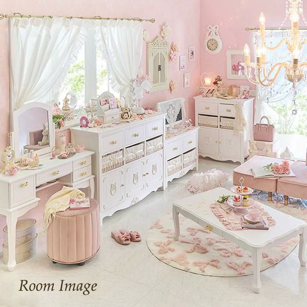 貼ってはがせる壁紙(5本セット)/オーナメントリボン(ピンク)｜かわいい