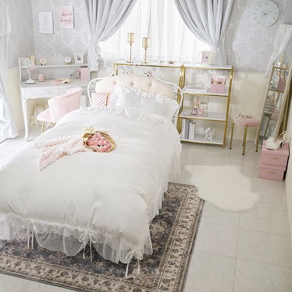 ポイント10倍♪～2/9 AM10:00まで】上飾り付きレイヤード遮光カーテン