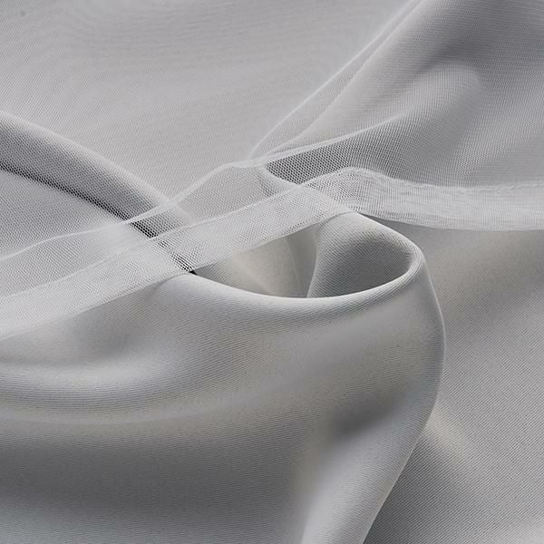 上飾り付きレイヤード遮光カーテン/ライトグレー(幅100×丈178・190