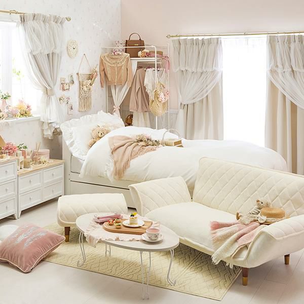 直送】上飾り付きレイヤード遮光カーテン/ベージュ(幅100×丈178・190