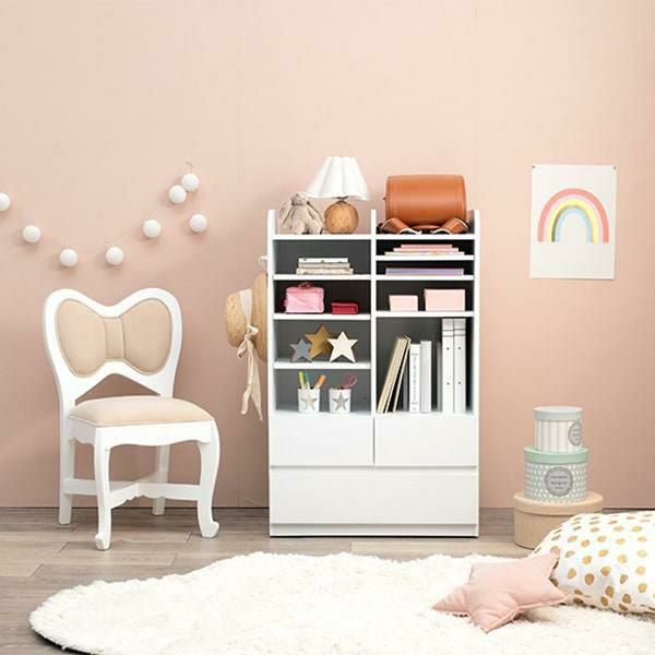 直送】キッズ収納ラック/ランドセルラック｜かわいいお姫様インテリア