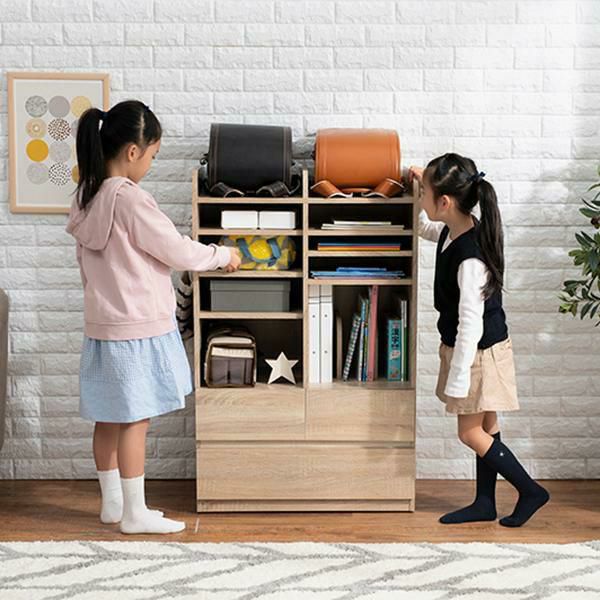 直送】キッズ収納ラック/ランドセルラック｜かわいいお姫様インテリア