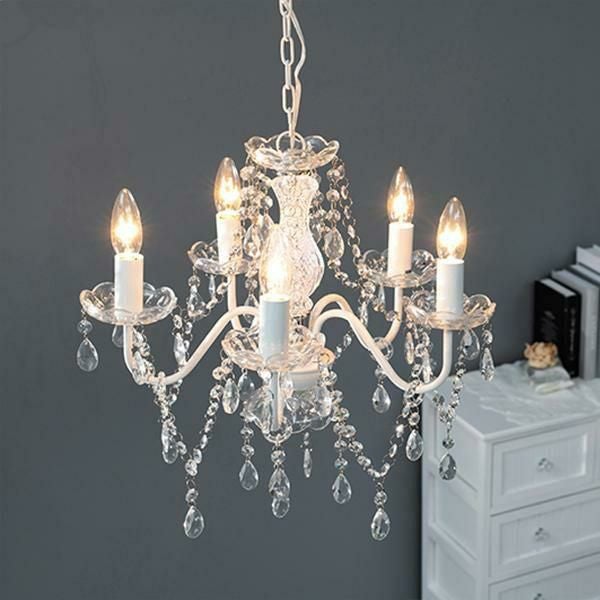 直送】シャンデリアライト 5灯(シャンデリア球付き)/Clair