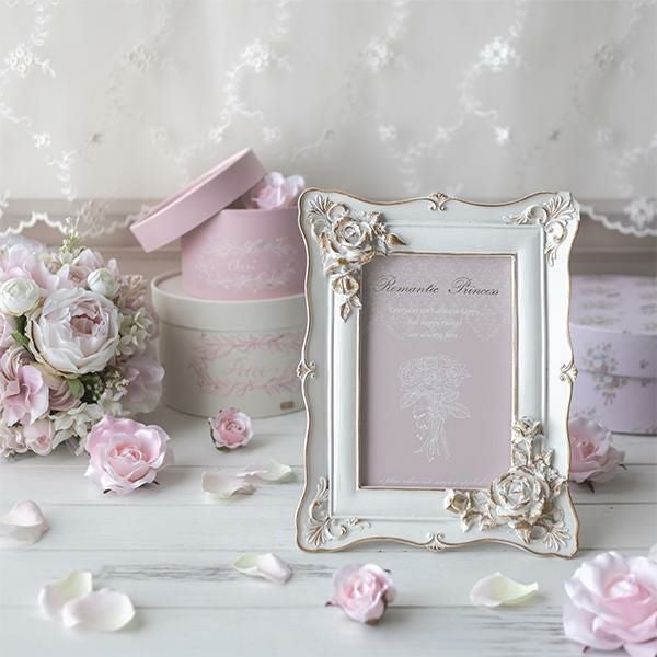 クラシカルローズフォトフレーム｜かわいいお姫様インテリア家具・雑貨