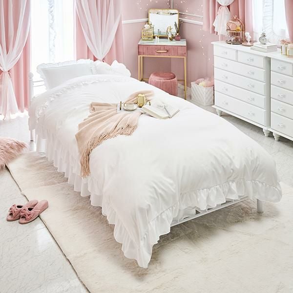 直送】リボンアイアンベッド(本体のみ・シングル)｜かわいいお姫様