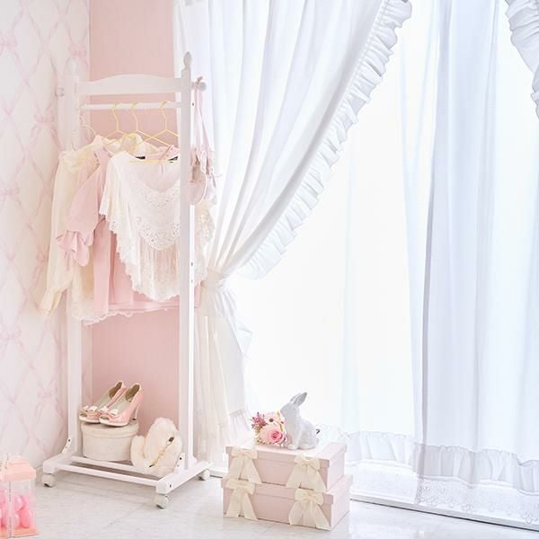 ポイント10倍♪～2/9 AM10:00まで】多機能フリルレースカーテン(100