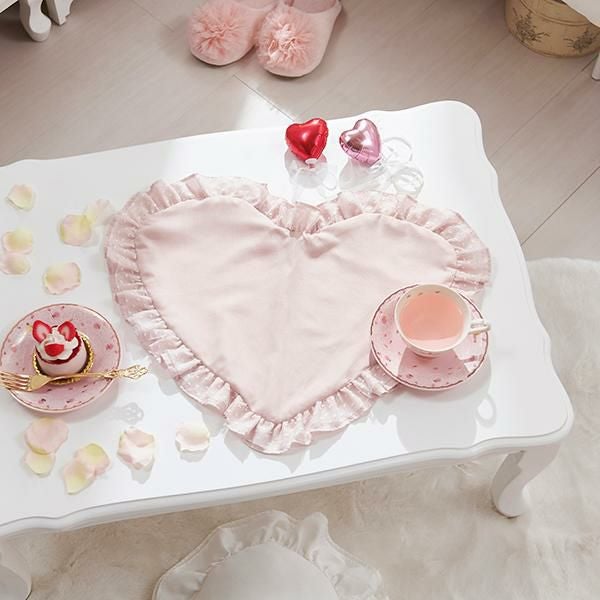 ハートのテーブルマット【ラッピング対応可能】｜かわいいお姫様