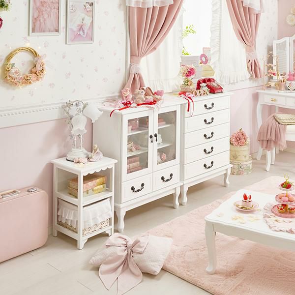 直送】サイドチェスト/fleurette(フルレット)｜かわいいお姫様