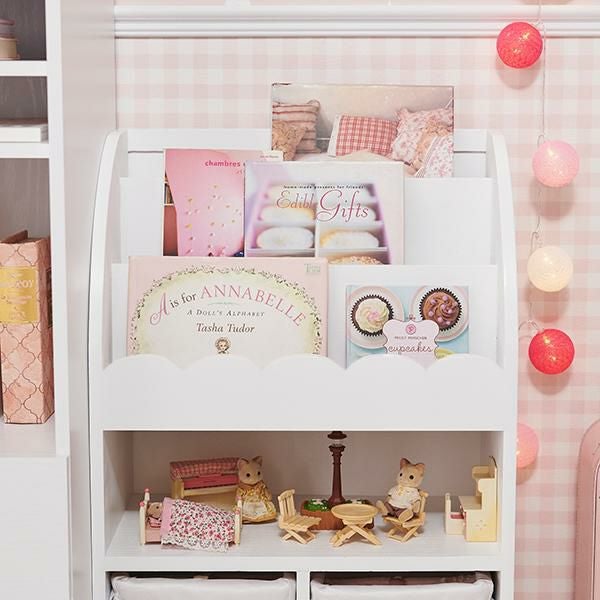 直送】絵本ラック/fleurette(フルレット)｜かわいいお姫様インテリア