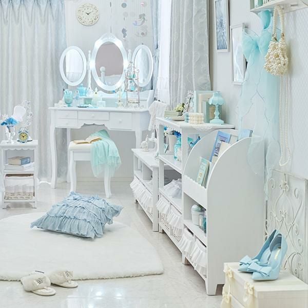 直送】絵本ラック/fleurette(フルレット)｜かわいいお姫様インテリア