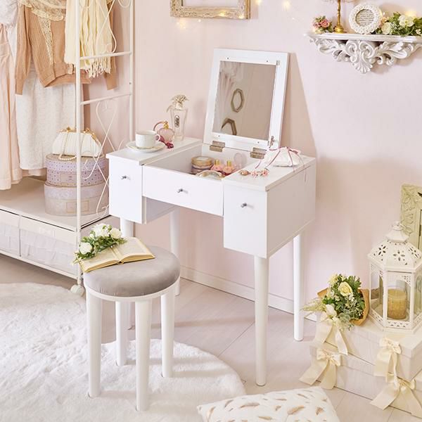 直送】ドレッサーテーブル｜かわいいお姫様インテリア家具・雑貨の通販