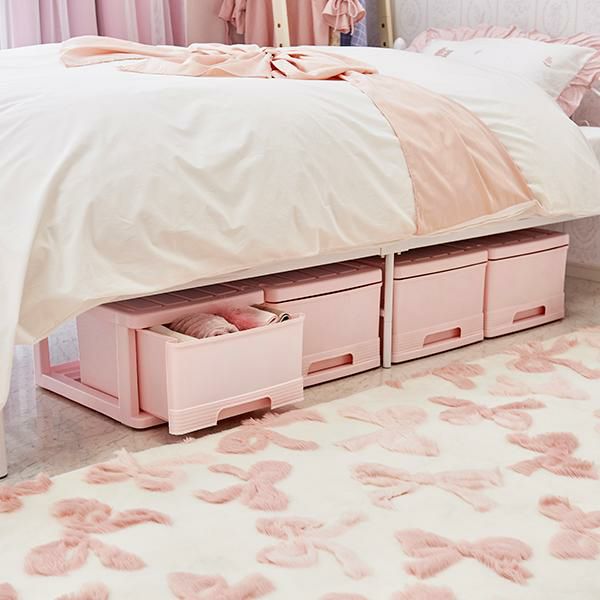 ポイント10倍♪～2/9 AM10:00まで】【直送】深型収納ケース1段/4個