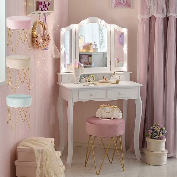 直送】三面鏡ドレッサー/RoseRelief(ローズレリーフ)｜かわいいお姫様