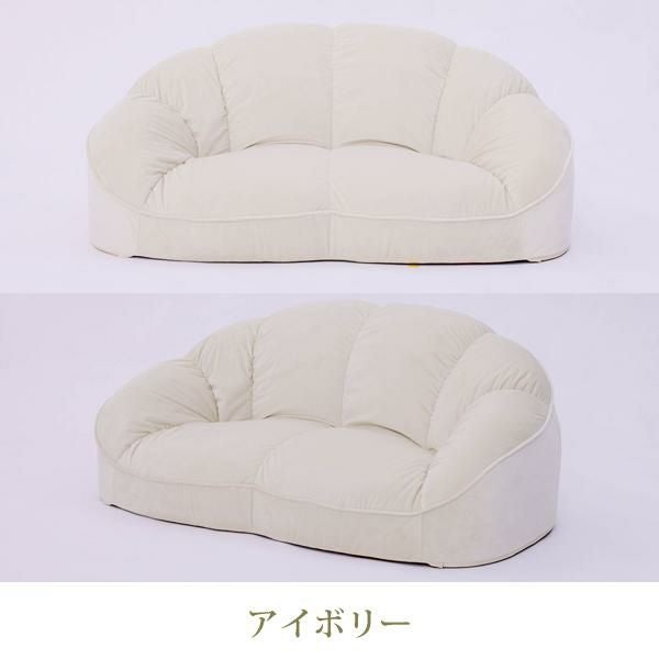 直送】くすみダスティカラーのシェルソファ/1.5人掛け｜かわいいお姫様
