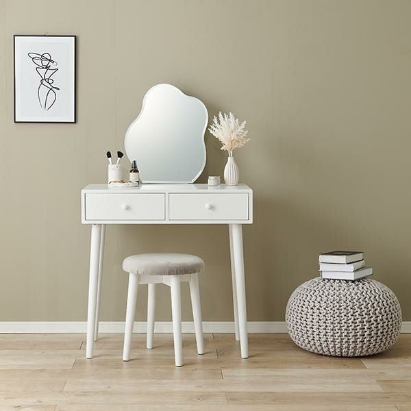 直送】ウェーブミラードレッサー｜かわいいお姫様インテリア家具・雑貨