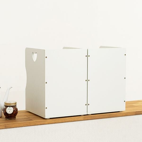 直送】スタッキングブックスタンド(仕切り2)/2個セット｜かわいい