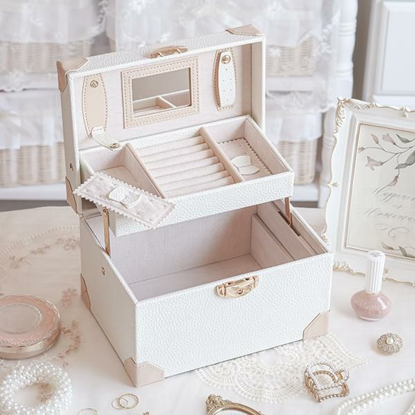 アクセサリーボックス/トランク型(L)【ラッピング対応可能
