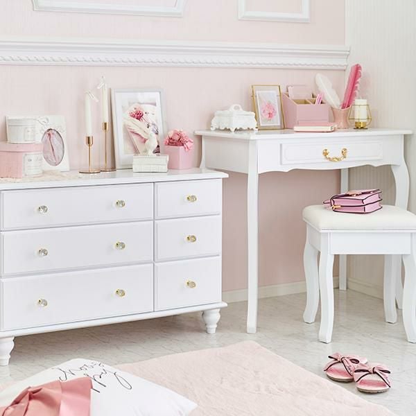 直送】デスク/Felicite(フェリシテ)｜かわいいお姫様インテリア家具