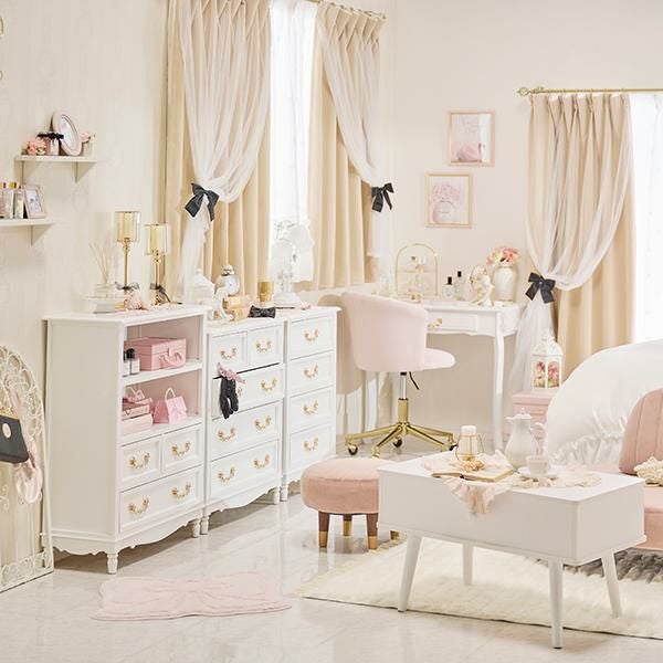 直送】デスク/Felicite(フェリシテ)｜かわいいお姫様インテリア家具