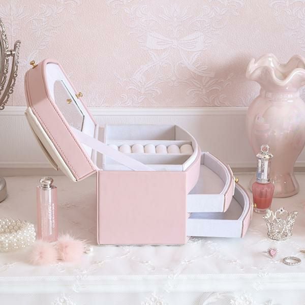 期間限定特別価格 ～3/31 AM10:00まで】アクセサリーボックス/リボン