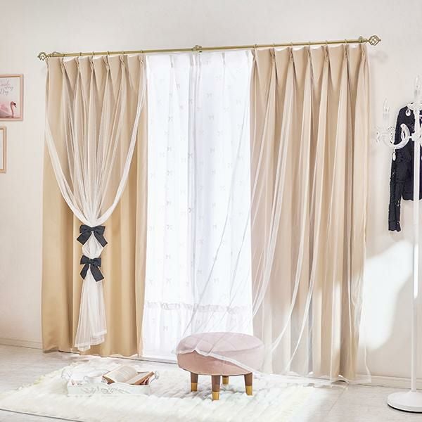 期間限定特別価格 ～3/31 AM10:00まで】フレンチリボンカーテン/1級