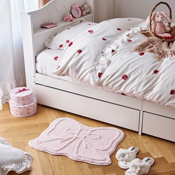 きらきらリボンマット｜かわいいお姫様インテリア家具・雑貨の通販