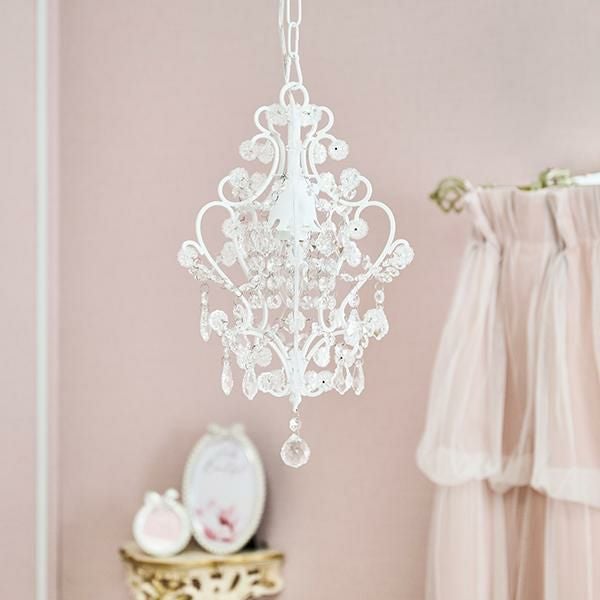 シャンデリア/Prunelle(プリュネル)1灯・電球付き｜かわいいお姫様