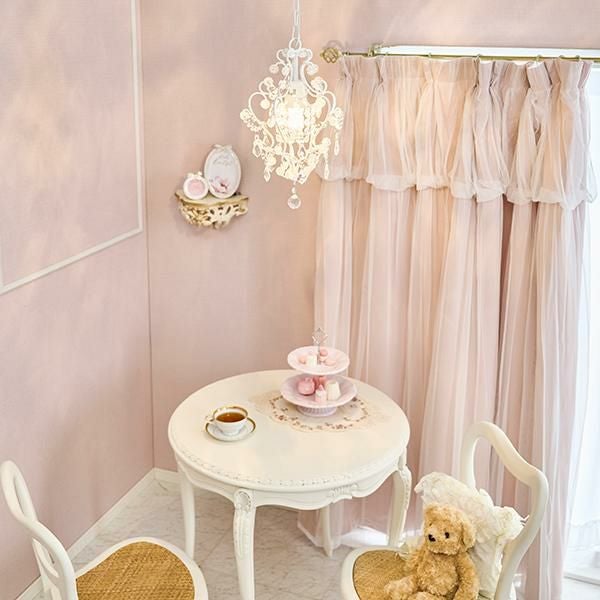 シャンデリア/Prunelle(プリュネル)1灯・電球付き｜かわいいお姫様