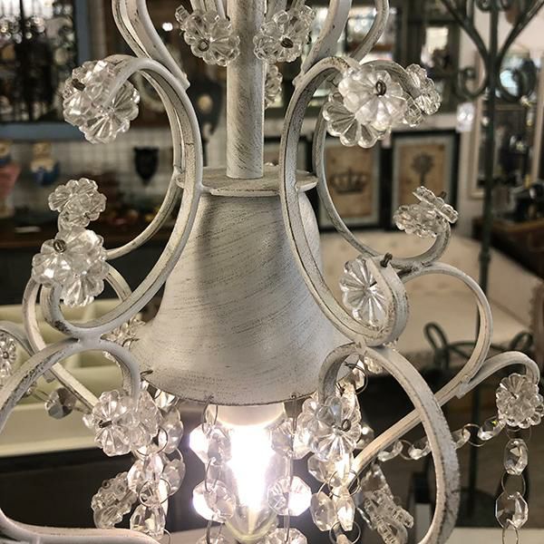 シャンデリア/Prunelle(プリュネル)1灯・電球付き｜かわいいお姫様