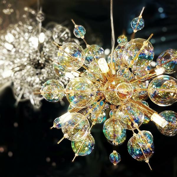 バブルブーケシャンデリア(6灯・電球付き)｜かわいいお姫様インテリア