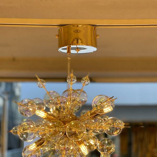 バブルブーケシャンデリア(6灯・電球付き)｜かわいいお姫様インテリア