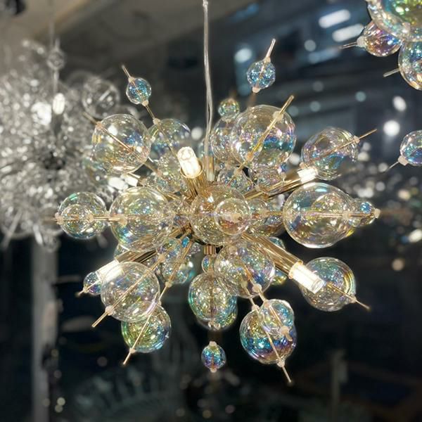 バブルブーケシャンデリア(6灯・電球付き)｜かわいいお姫様インテリア