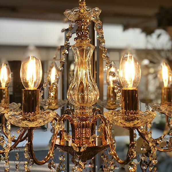 シャンデリア/Reine(レーヌ)8灯・シャンデリア球付き｜かわいいお姫様