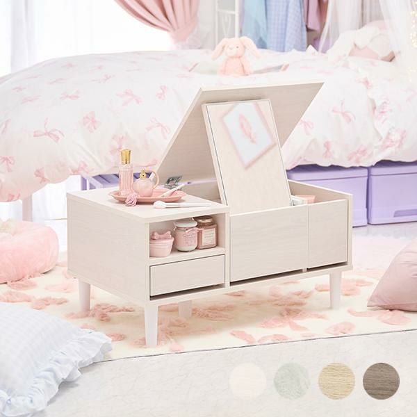 直送】ドレッサーデスク(幅75cm)｜かわいいお姫様インテリア家具・雑貨
