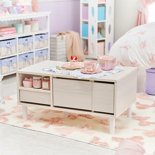 直送】ドレッサーデスク(幅75cm)｜かわいいお姫様インテリア家具・雑貨