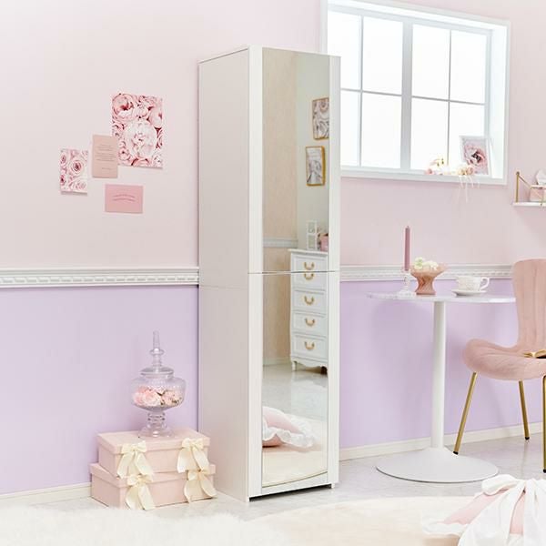 直送】姿見ドレッサー｜かわいいお姫様インテリア家具・雑貨の通販