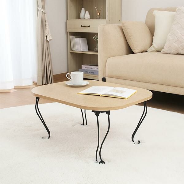 直送】アイアン猫脚折りたたみテーブル｜かわいいお姫様インテリア家具