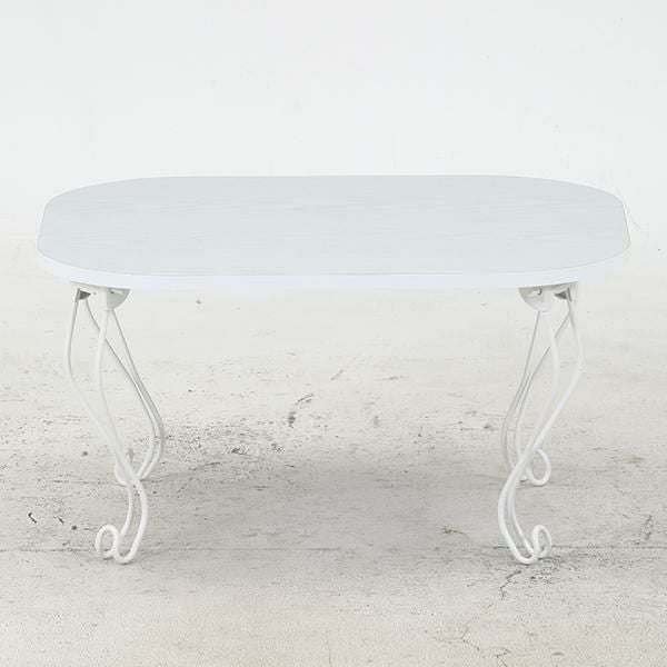 直送】アイアン猫脚折りたたみテーブル｜かわいいお姫様インテリア家具